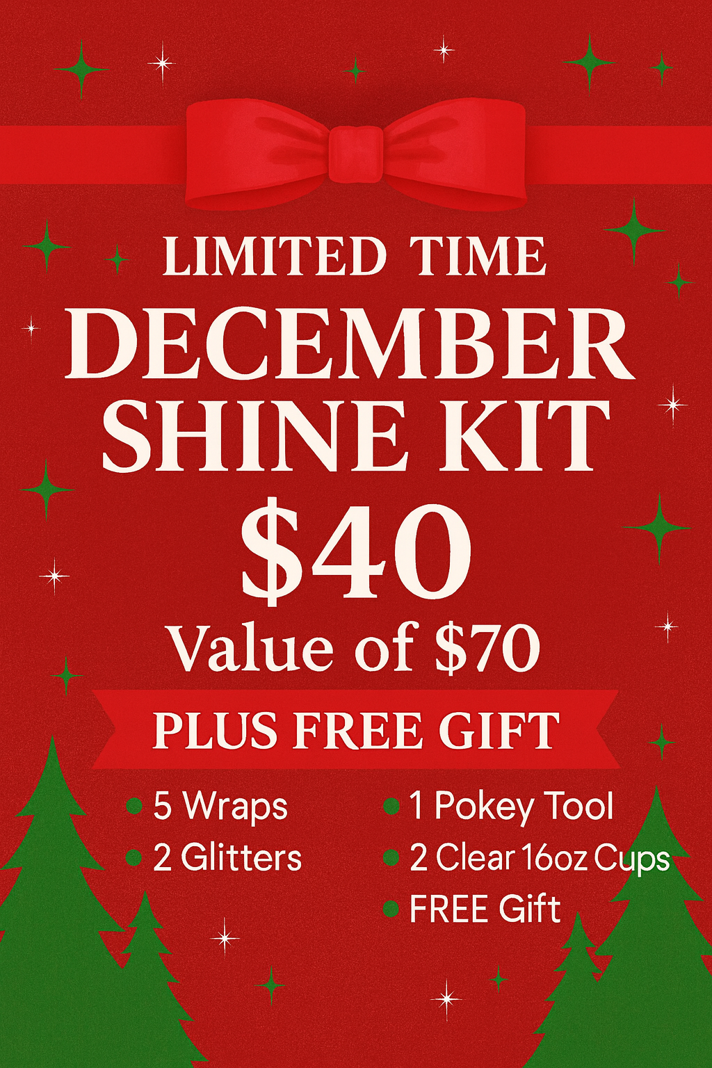 December Shine Kit — $70 Value for Only $40 (Free Gift!)