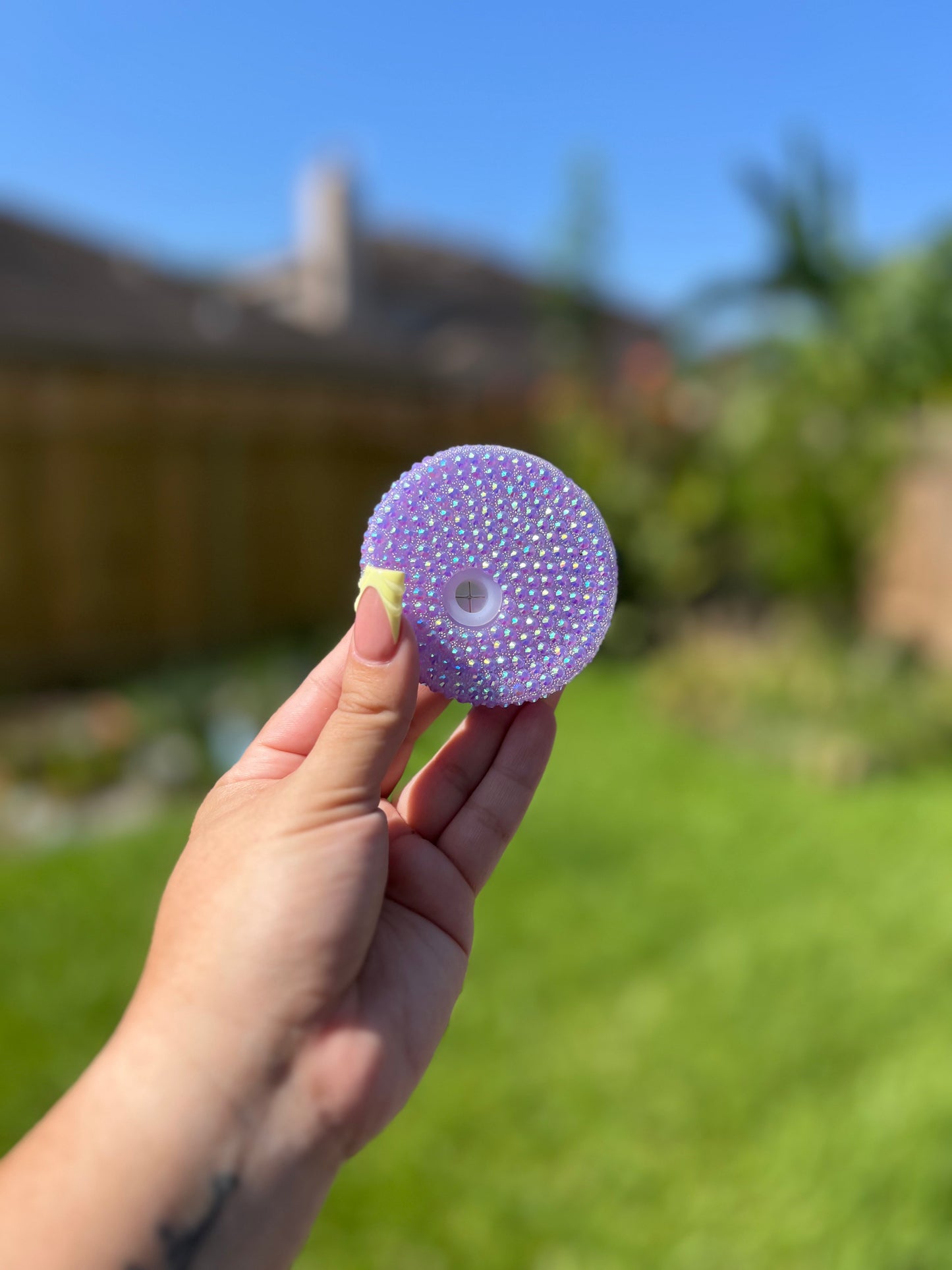 Rhinestone Lid