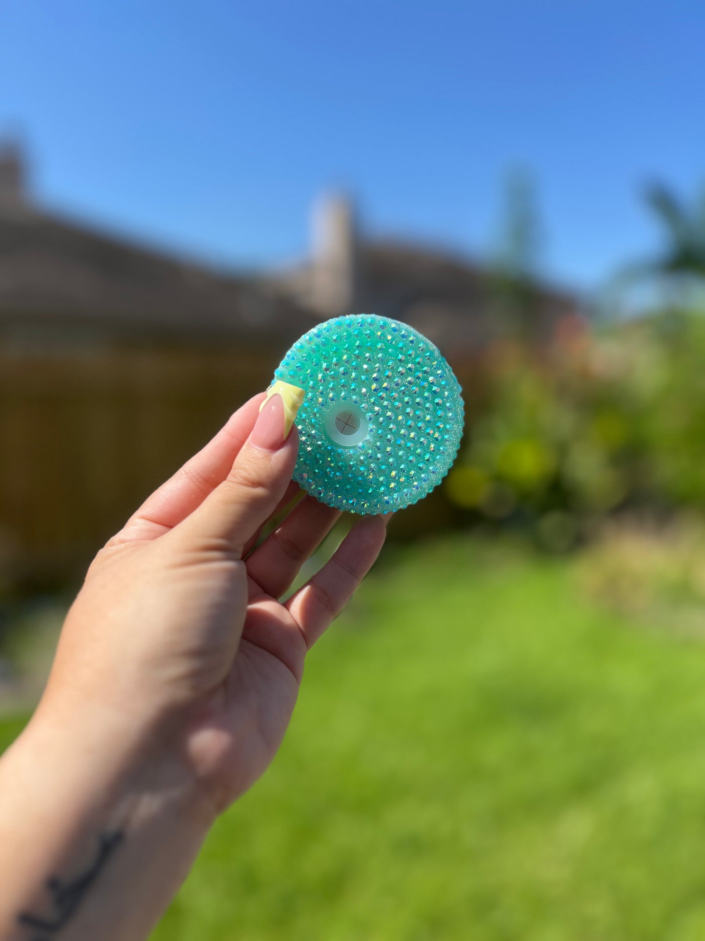 Rhinestone Lid