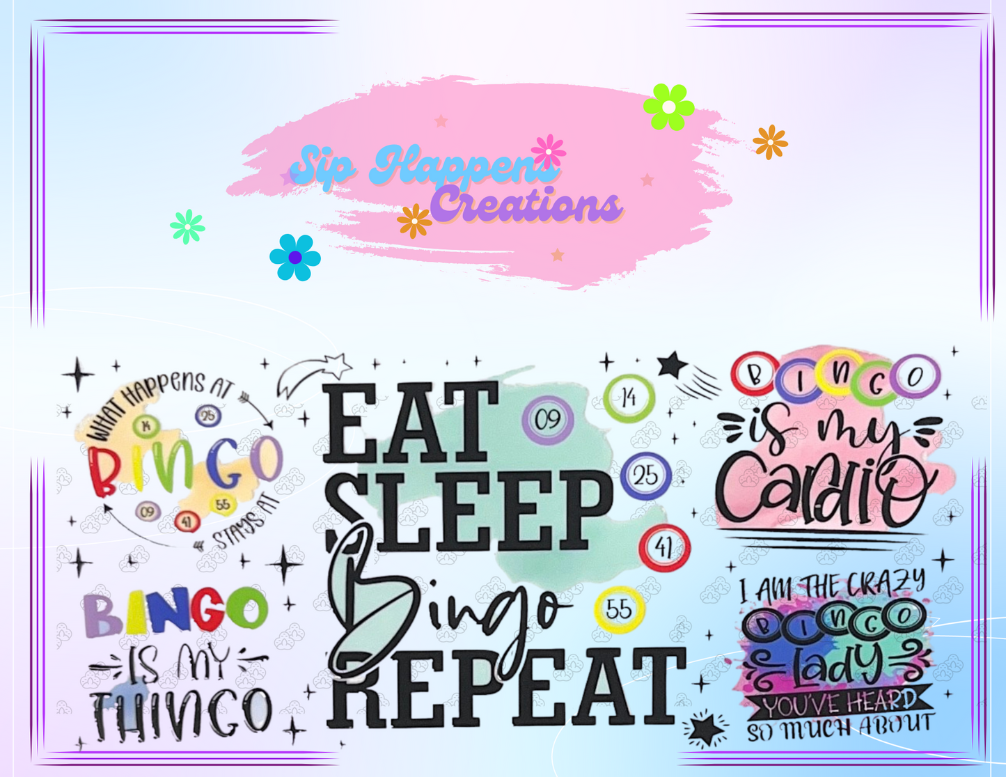 Eat Sleep Bingo A44