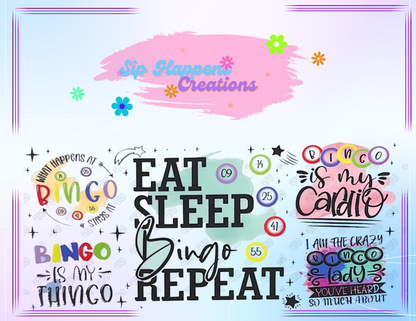 Eat Sleep Bingo A44