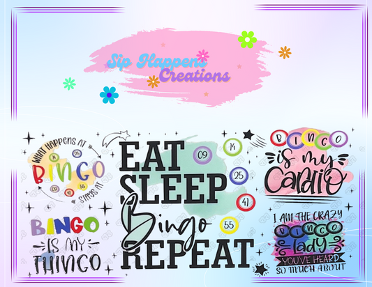 Eat Sleep Bingo A44